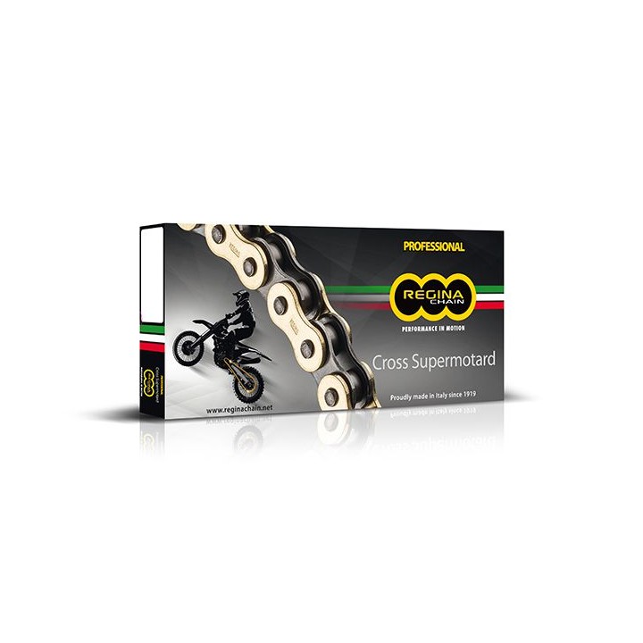Chaine 428-RH2 - 136 Maillons Sans Joints Toriques - CROSS SUPERMOTARD