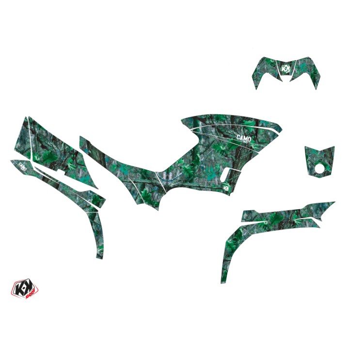 Kit Déco Quad Camo Yamaha 450 Kodiak Vert (2003-2017)