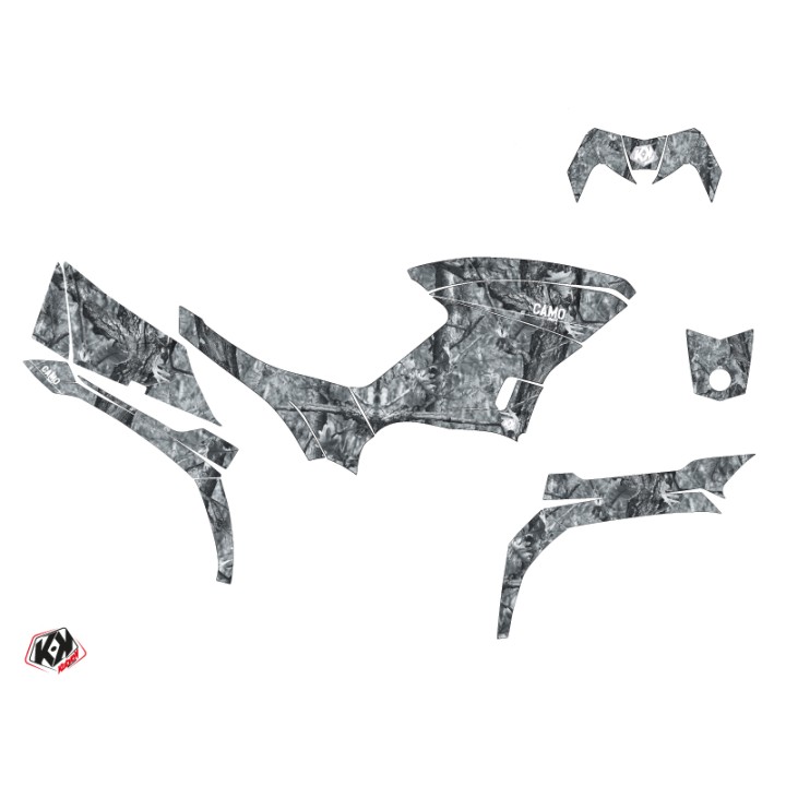 Kit Déco Quad Camo Yamaha 450 Kodiak Gris (2003-2017)