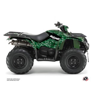 Kit Déco Quad Predator Yamaha 450 Kodiak Noir Vert (2003-2017)