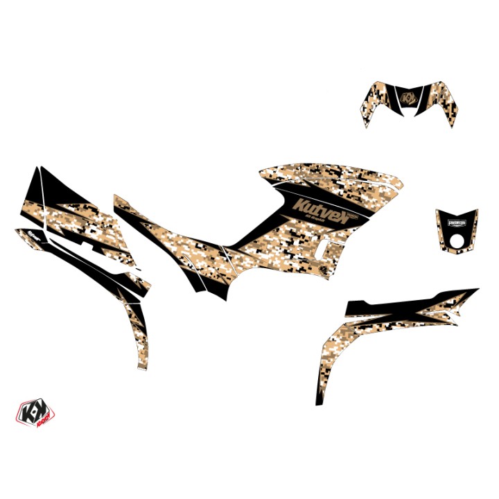Kit Déco Quad Predator Yamaha 450 Kodiak Sable (2003-2017)