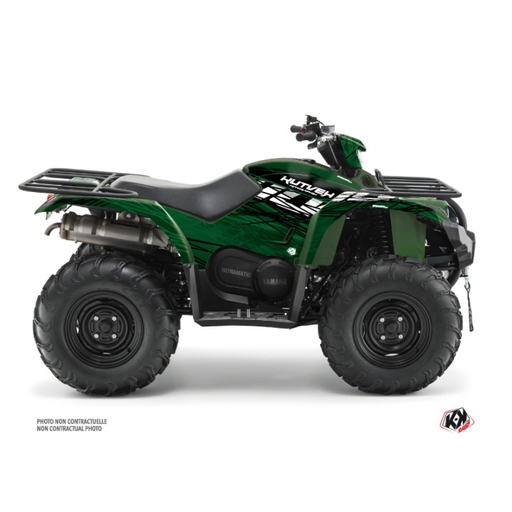 Kit Déco Quad Eraser Yamaha 450 Kodiak Noir Vert (2003-2017)