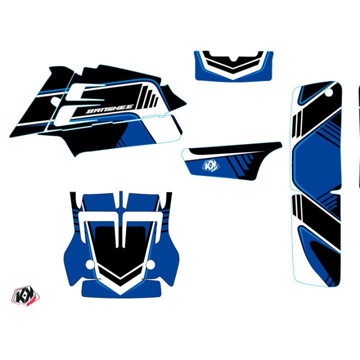 Kit Déco Quad Corporate Yamaha Banshee Bleu (1987-2023)