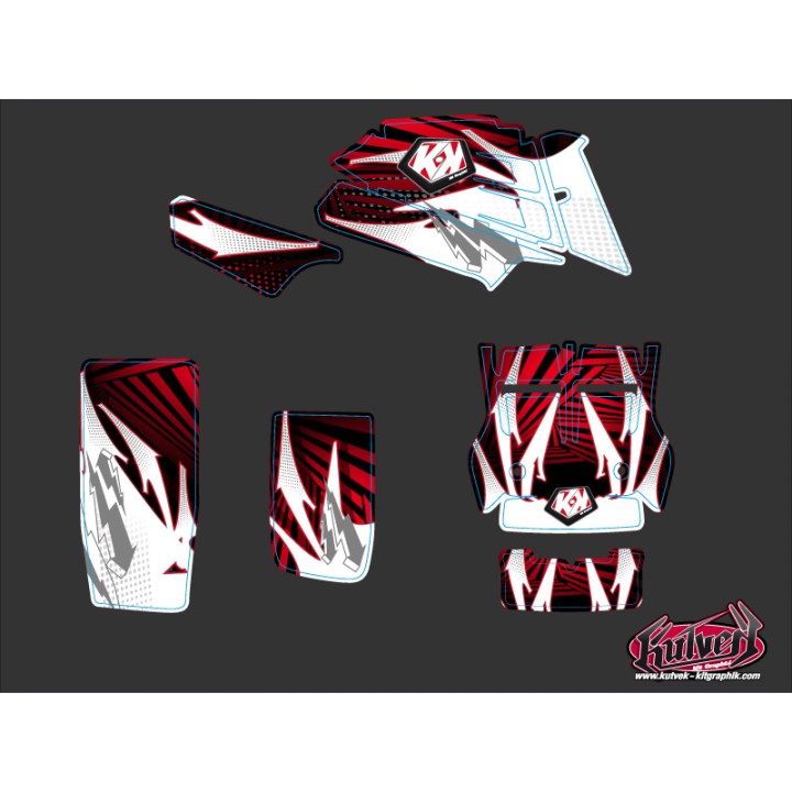 Kit Déco Quad Graff Yamaha Banshee Rouge (1987-2023)