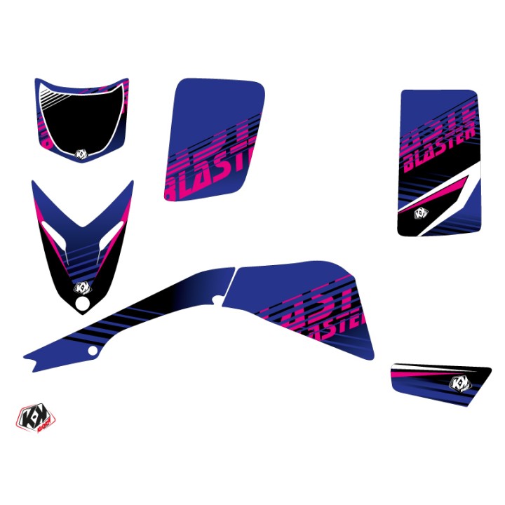 Kit Déco Quad Flow Yamaha Blaster Rose (1988-2002)