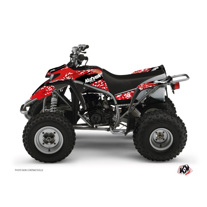 Kit Déco Quad Predator Yamaha Blaster Rouge (1988-2002)