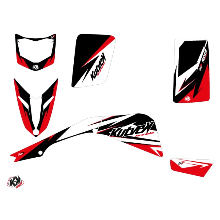 Kit Déco Quad Stage Yamaha Blaster Noir Rouge (1988-2002)