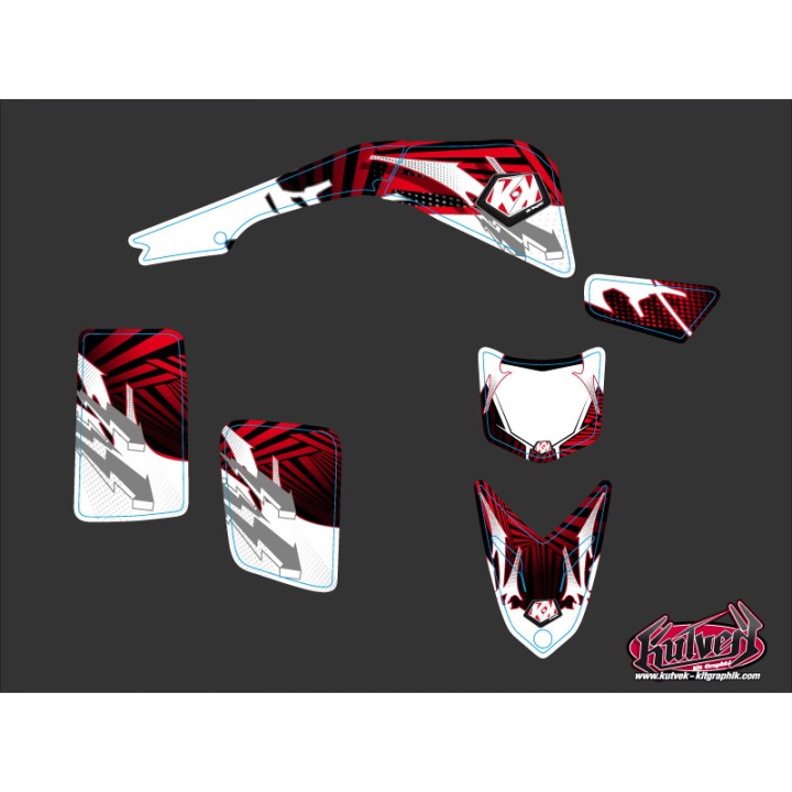 Kit Déco Quad Graff Yamaha Blaster Rouge (1988-2002)