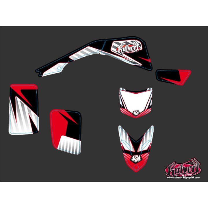 Kit Déco Quad Factory Yamaha Blaster Rouge (2003-2007)