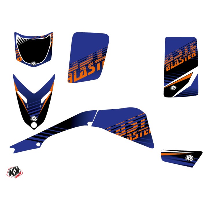 Kit Déco Quad Flow Yamaha Blaster Orange (2003-2007)