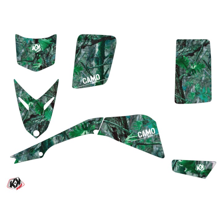 Kit Déco Quad Camo Yamaha Blaster Vert (2003-2007)