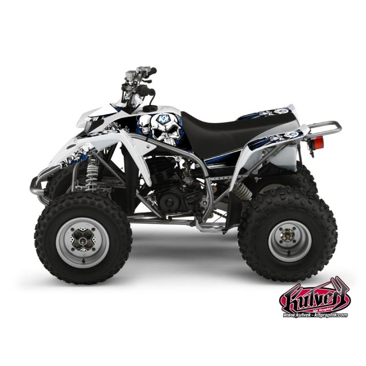 Kit Déco Quad Trash Yamaha Blaster Noir Bleu (2003-2007)