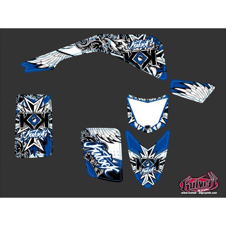 Kit Déco Quad Demon Yamaha Blaster Bleu (2003-2007)