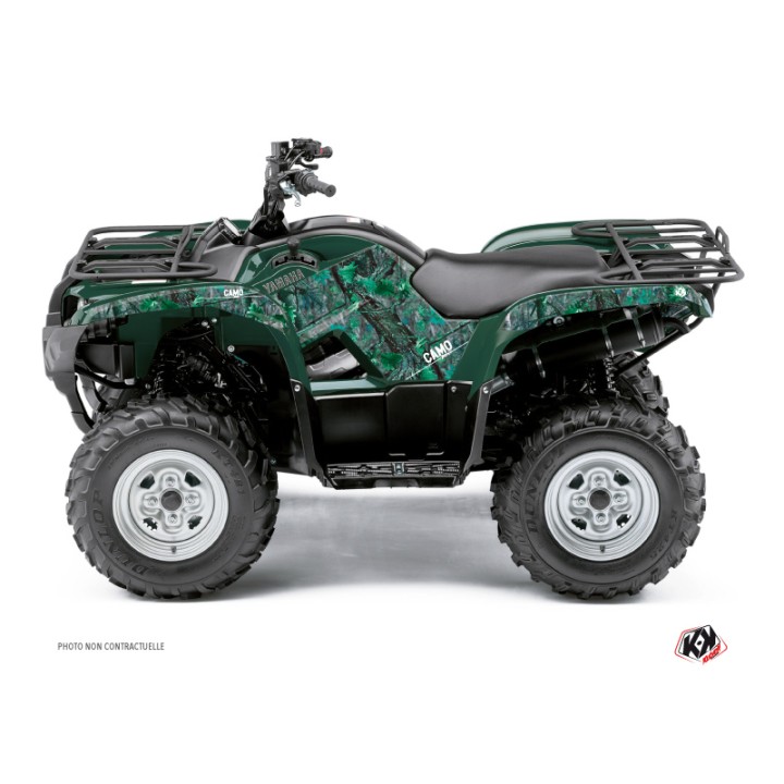 Kit Déco Quad Camo Yamaha 125 Grizzly Vert (2005-2013)