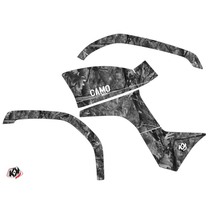 Kit Déco Quad Camo Yamaha 125 Grizzly Gris (2005-2013)