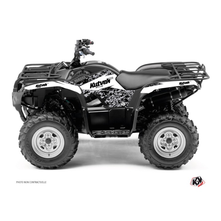 Kit Déco Quad Predator Yamaha 125 Grizzly Blanc (2005-2013)