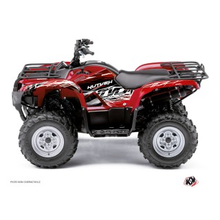 Kit Déco Quad Eraser Yamaha 125 Grizzly Rouge Blanc (2005-2013)