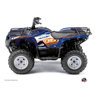 Kit Déco Quad Eraser Yamaha 125 Grizzly Bleu Orange (2005-2013)