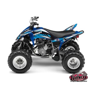 Kit Déco Quad Kenny Yamaha 250 Raptor Bleu (2008-2014)