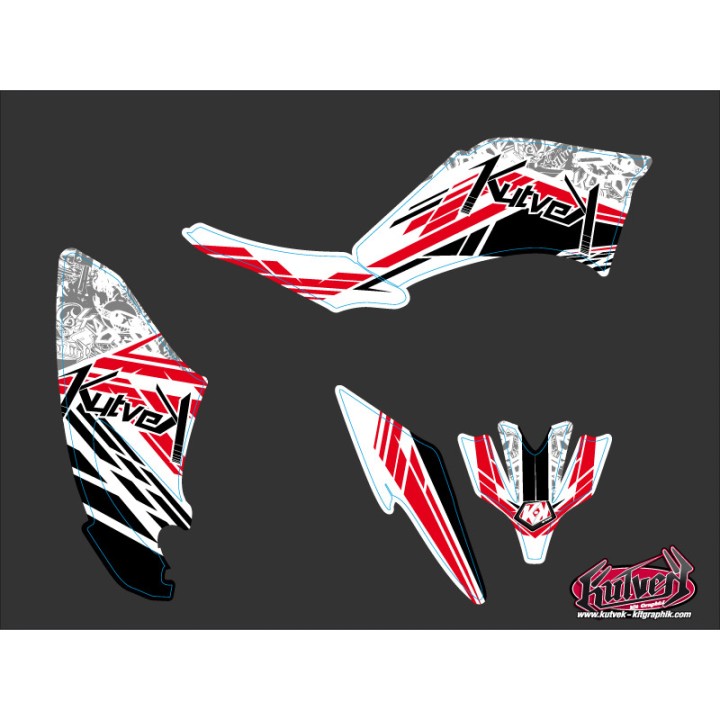 Kit Déco Quad Spirit Yamaha 250 Raptor Rouge (2008-2014)