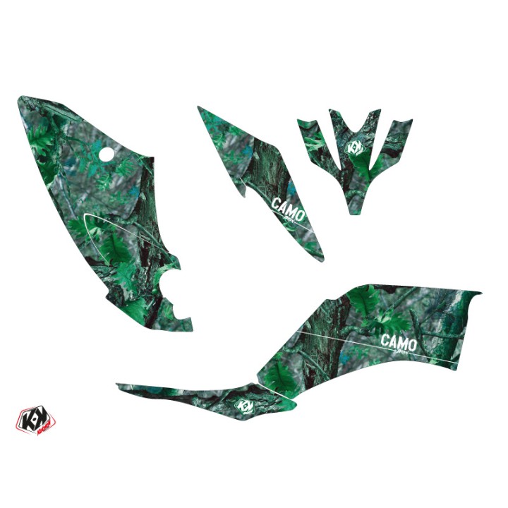 Kit Déco Quad Camo Yamaha 250 Raptor Vert (2008-2014)