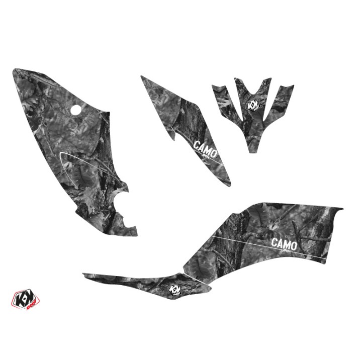 Kit Déco Quad Camo Yamaha 250 Raptor Gris (2008-2014)