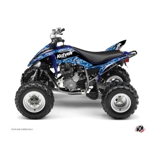 Kit Déco Quad Predator Yamaha 250 Raptor Bleu (2008-2014)