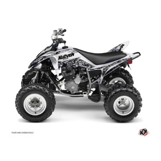 Kit Déco Quad Predator Yamaha 250 Raptor Blanc (2008-2014)