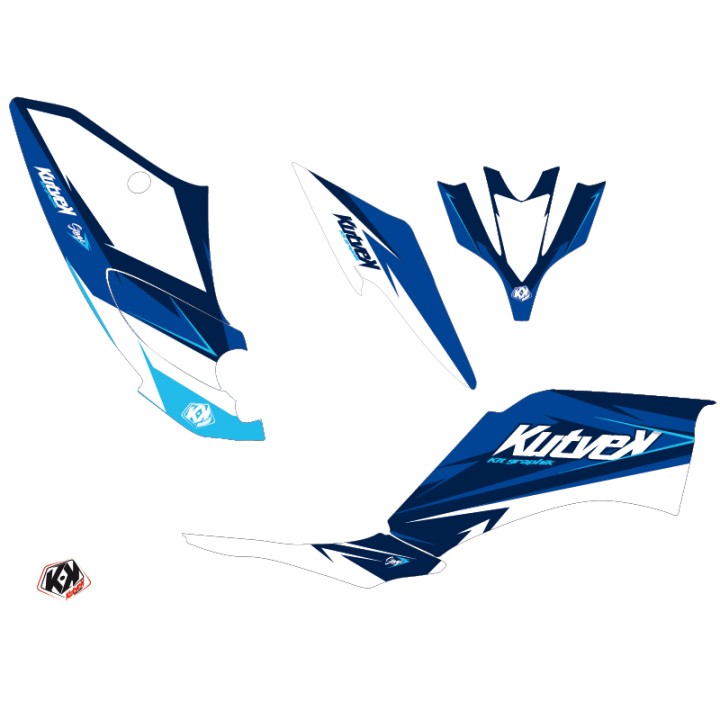Kit Déco Quad Stage Yamaha 250 Raptor Bleu (2008-2014)