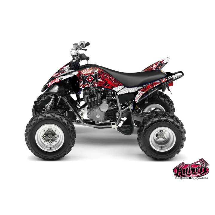 Kit Déco Quad Demon Yamaha 250 Raptor Rouge (2008-2014)