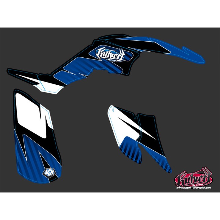 Kit Déco Quad Factory Yamaha 350 Raptor Bleu (2005-2015)