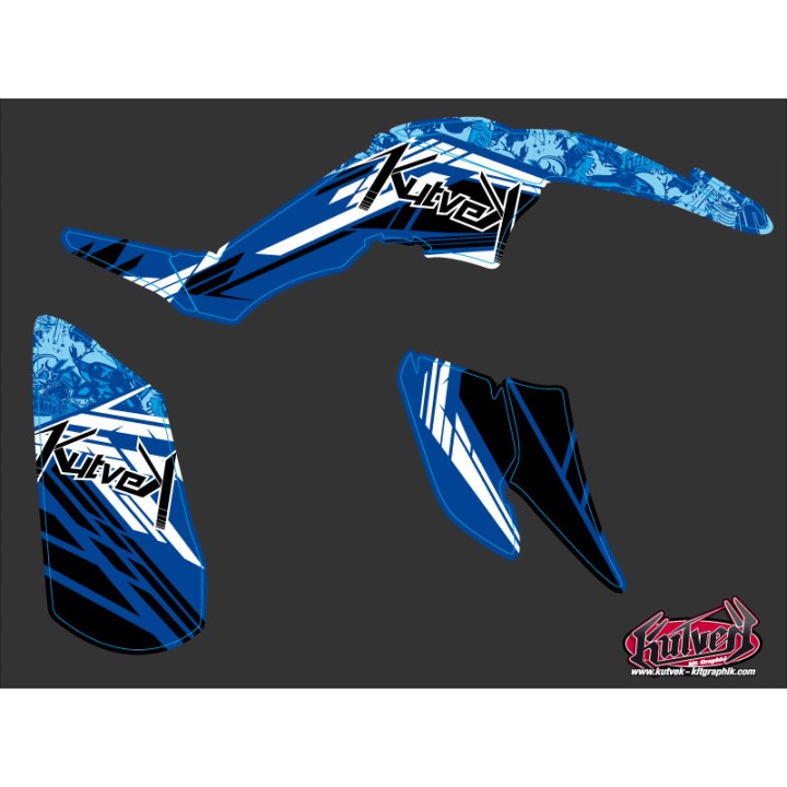 Kit Déco Quad Spirit Yamaha 350 Raptor Bleu (2005-2015)