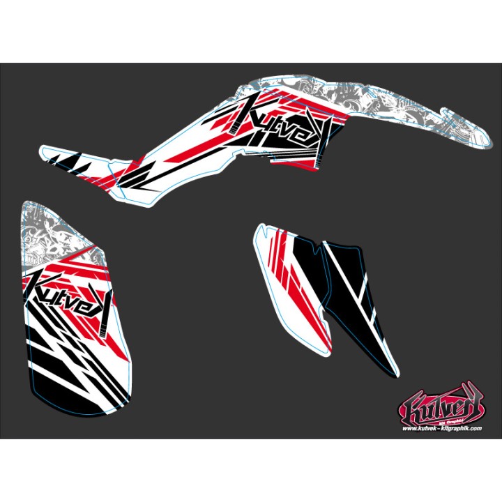 Kit Déco Quad Spirit Yamaha 350 Raptor Rouge (2005-2015)
