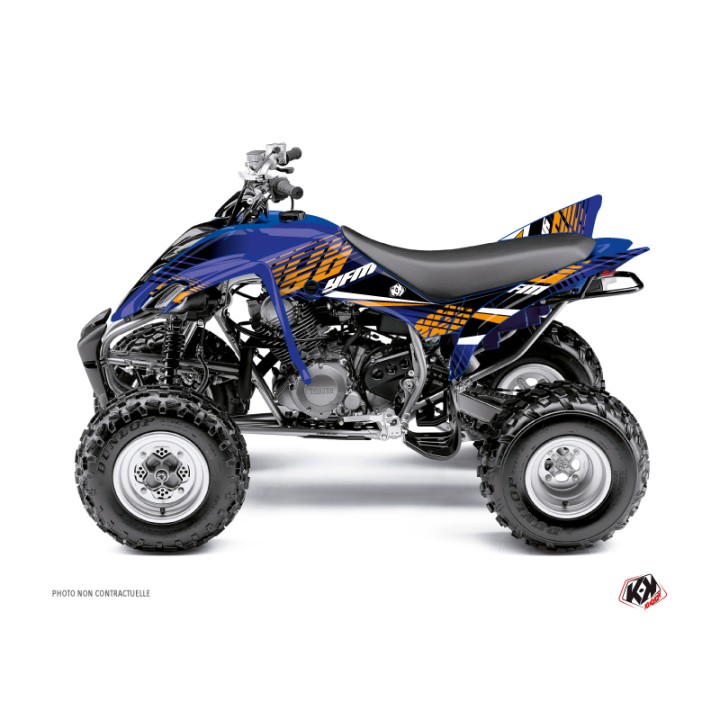 Kit Déco Quad Flow Yamaha 350 Raptor Orange (2005-2015)