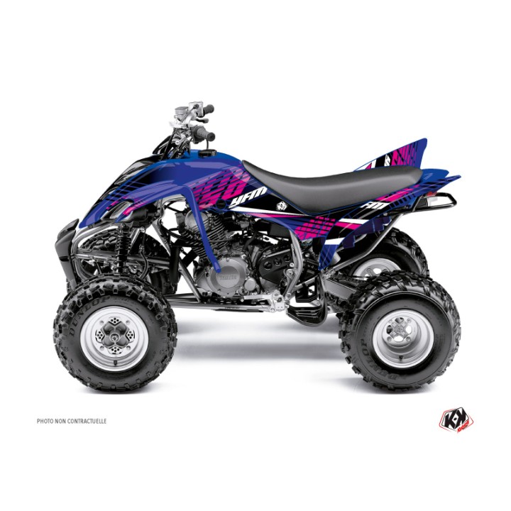 Kit Déco Quad Flow Yamaha 350 Raptor Rose (2005-2015)