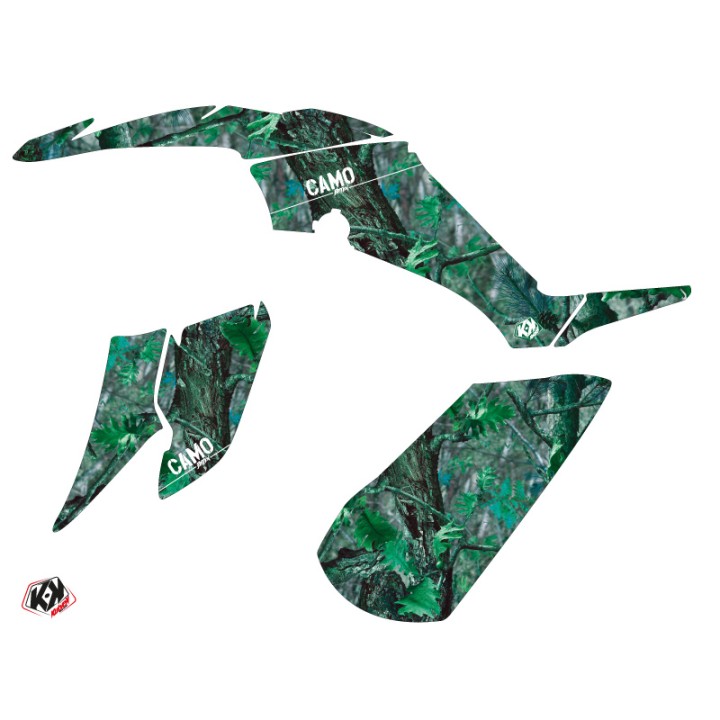 Kit Déco Quad Camo Yamaha 350 Raptor Vert (2005-2015)