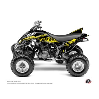Kit Déco Quad Eraser Fluo Yamaha 350 Raptor Jaune (2005-2015)