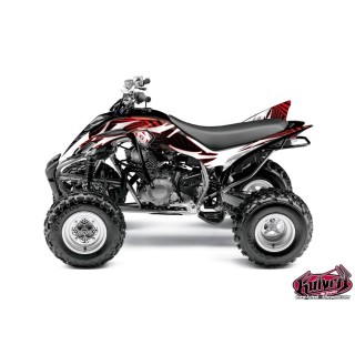 Kit Déco Quad Graff Yamaha 350 Raptor Rouge (2005-2015)