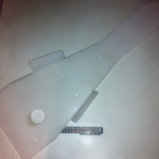 sabot moteur quad 350 warrior/raptor yamaha (blanc)