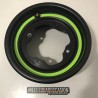 jante avant 250/350/450/660/700 yamaha (noir/filet vert)