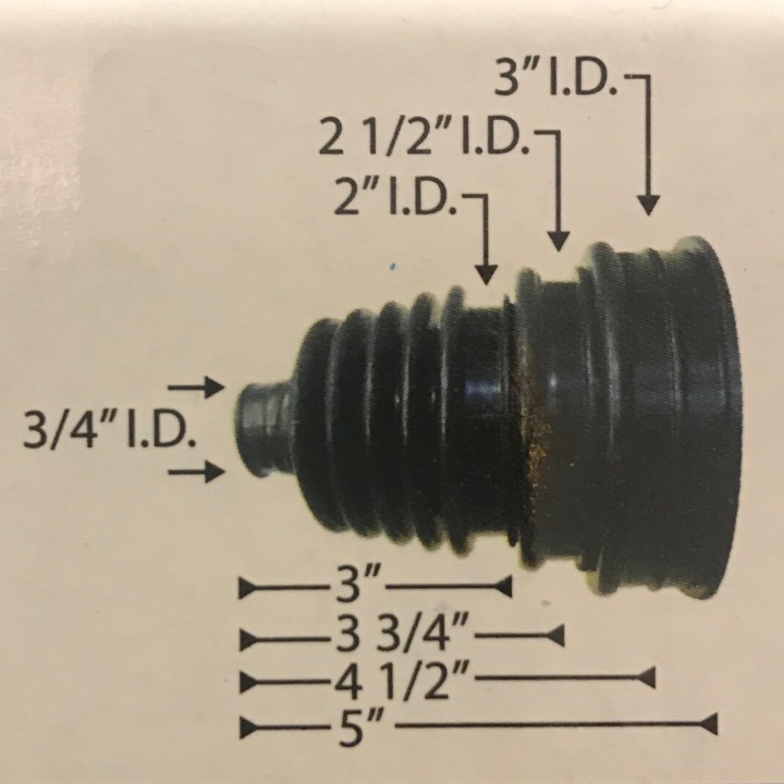 soufflet de cardan universel pour quad