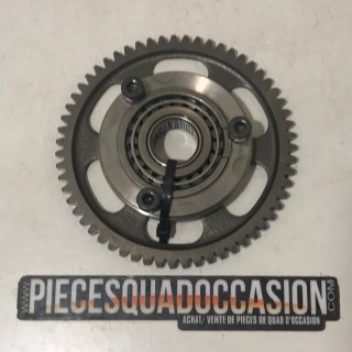 pignon + roue libre de démareur quad 250 ltz suzuki