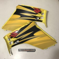 ouïes de radiateur quad 400 ltz suzuki (jaune)