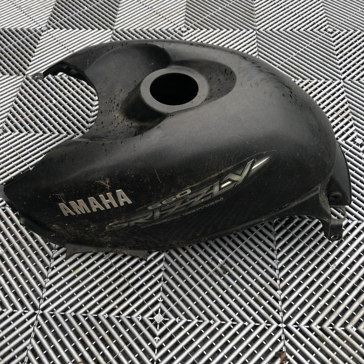 couvre reservoir quad 660 grizzly yamaha (noir)