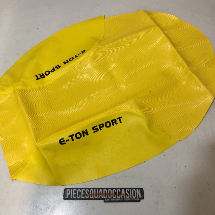 housse de selle quad 50 viper e-ton (jaune)