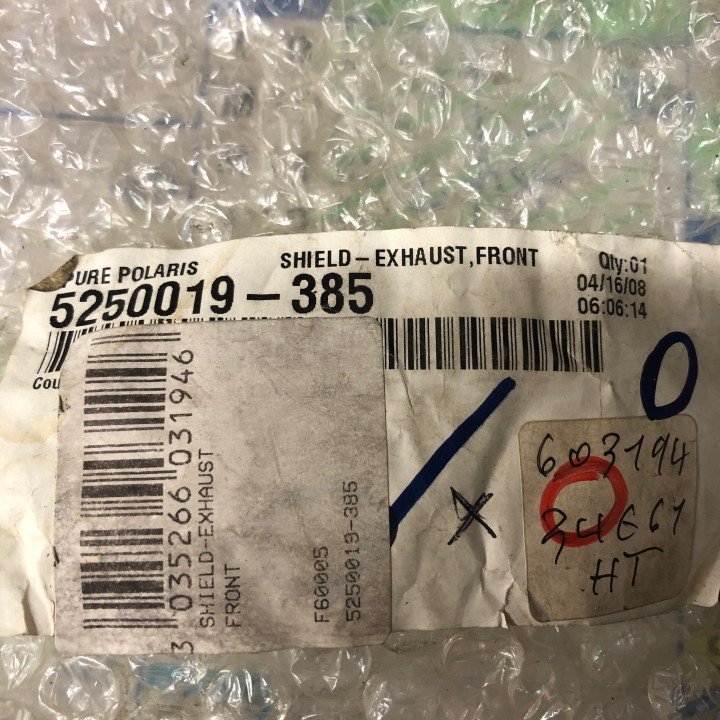 protection de collecteur quad 500 outlaw polaris