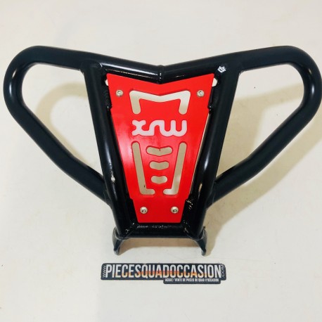 bumper xrw quad 400 ltz/dvx/kfx (noir/rouge)