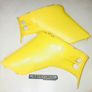 cache latéraux de réservoir quad 400 ltz suzuki (jaune)