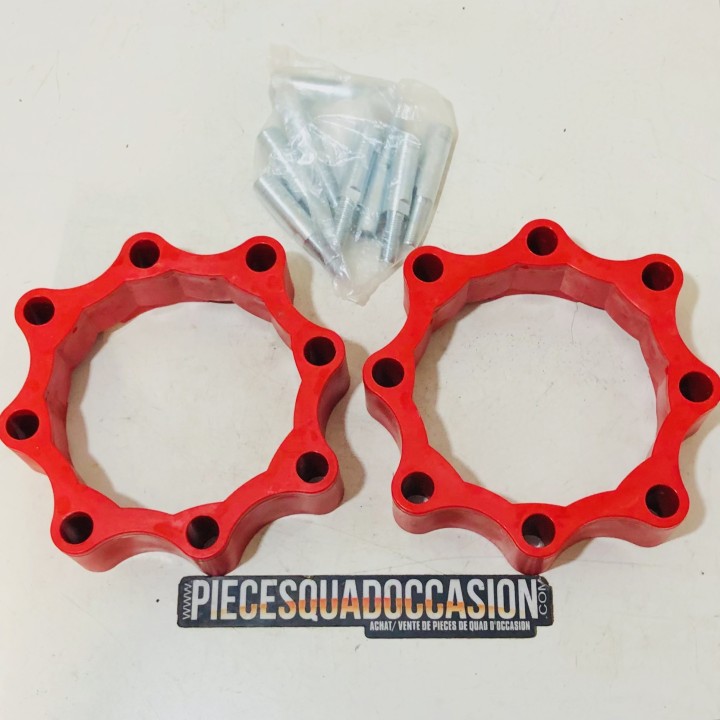 élargisseur de voie avant universel pour quad  (rouge)