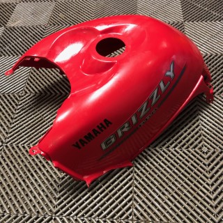 couvre réservoir quad 660 grizzly yamaha (rouge)